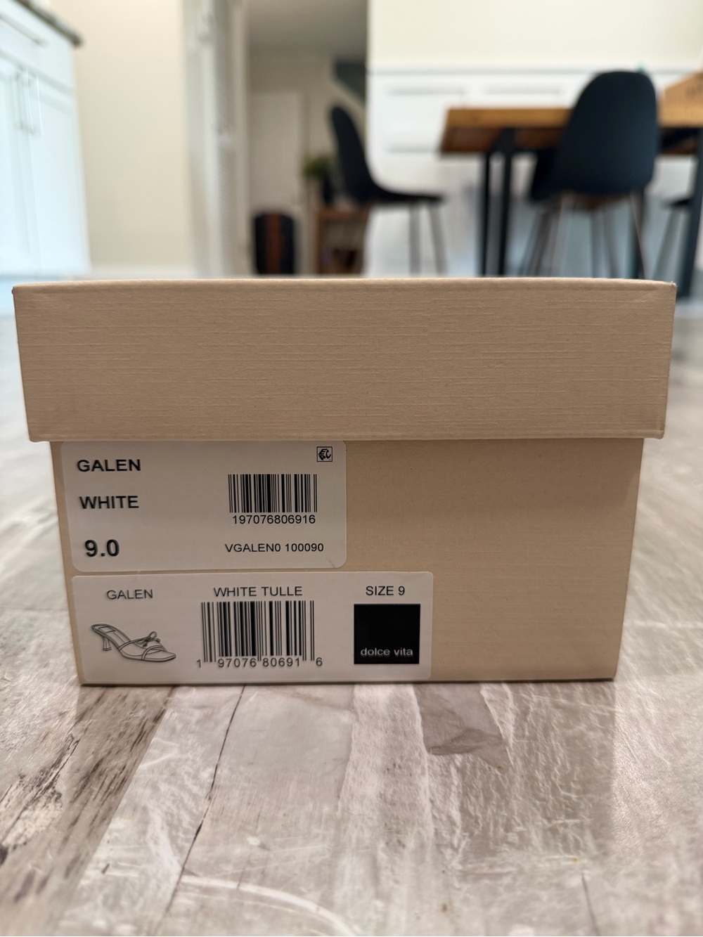 Dolce Vita Galen Heels White Tulle Size 9 - Picture 3 of 8